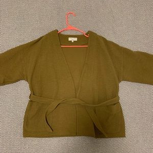 Madewell Texture & Thread Wrap Jacket